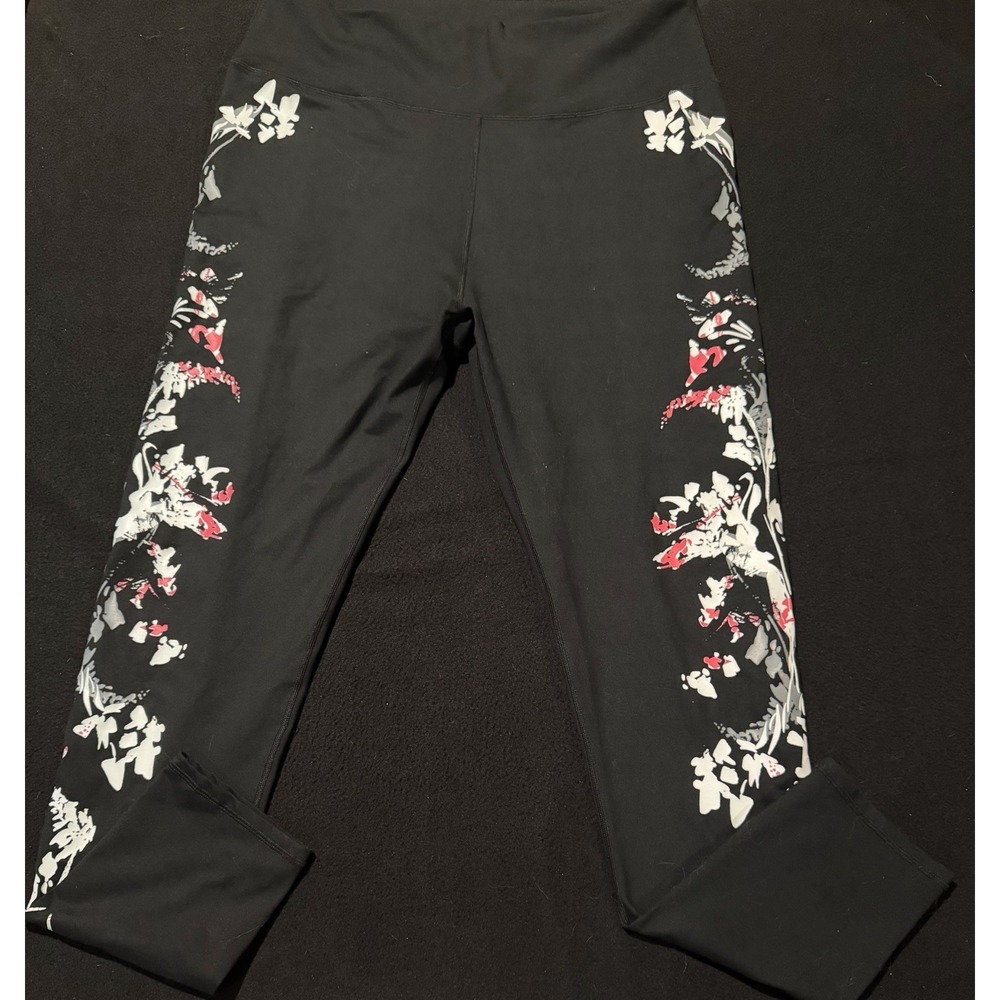 Fabletics Women's 7/8 Mid Rise Butterfly Floral Print Leggings Women's Size 3X‎